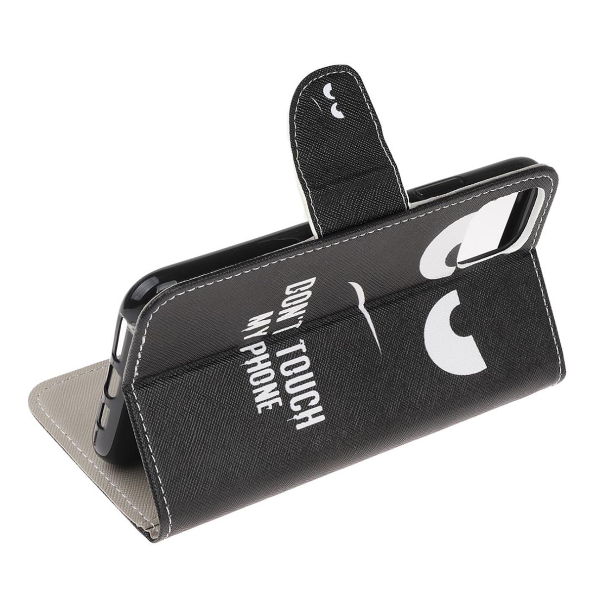 Hülle für Apple iPhone 12 Pro Max Flip Case Handy Cover Bumper Motiv Grinsen