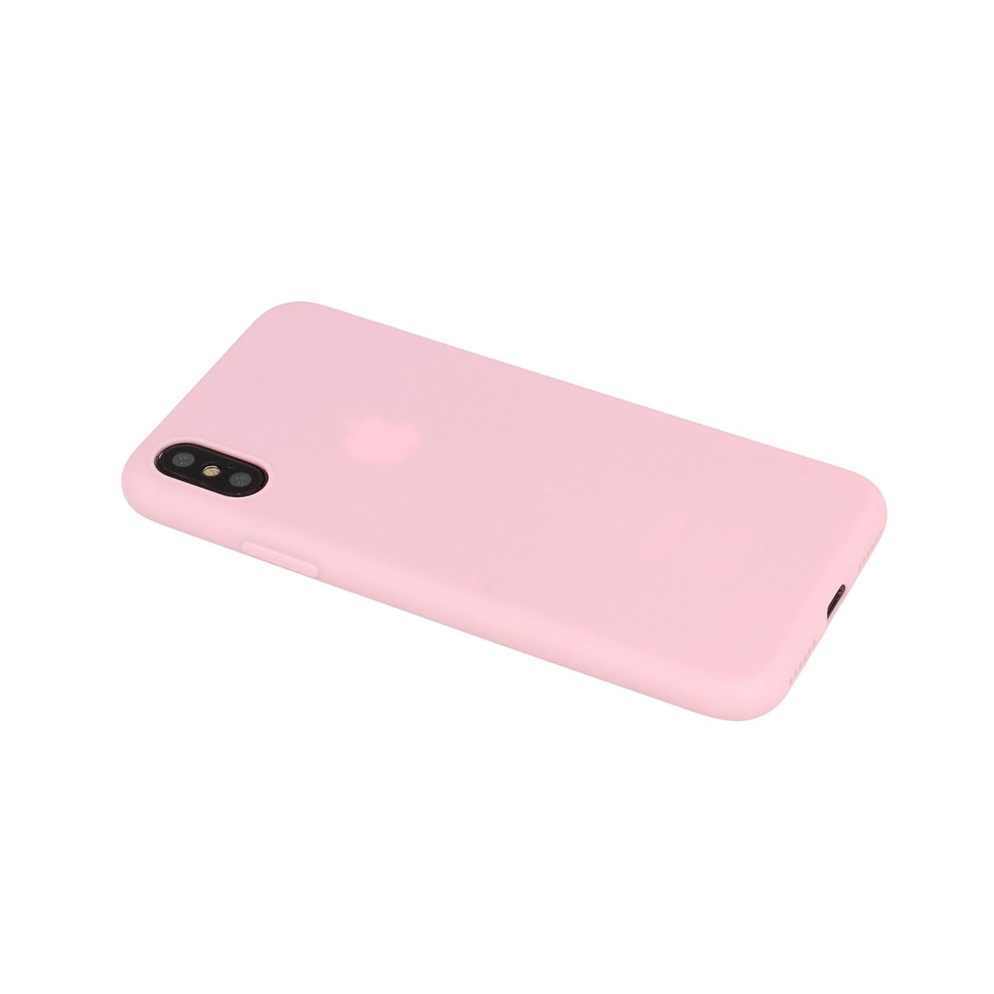 Hülle für Apple iPhone X/Xs Handyhülle Silikon Tasche Case Cover Rosa