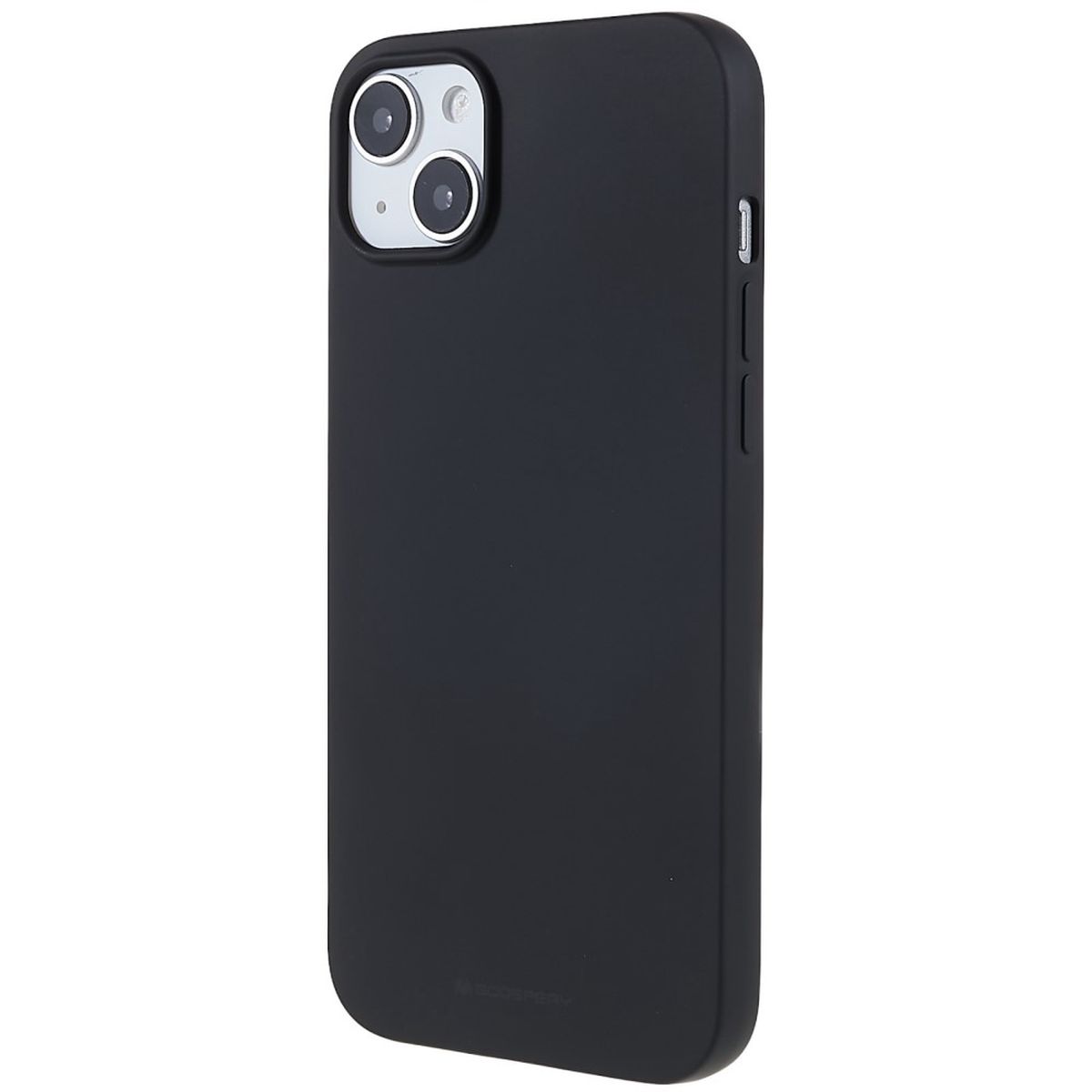 Hülle für Apple iPhone 14 Plus Handyhülle Silikon Case Cover Bumper Matt Schwarz