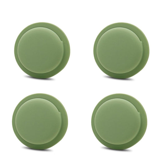 4er Pack - Silikonhülle für Apple AirTags 2021 - Hülle selbstklebend - Case Grün