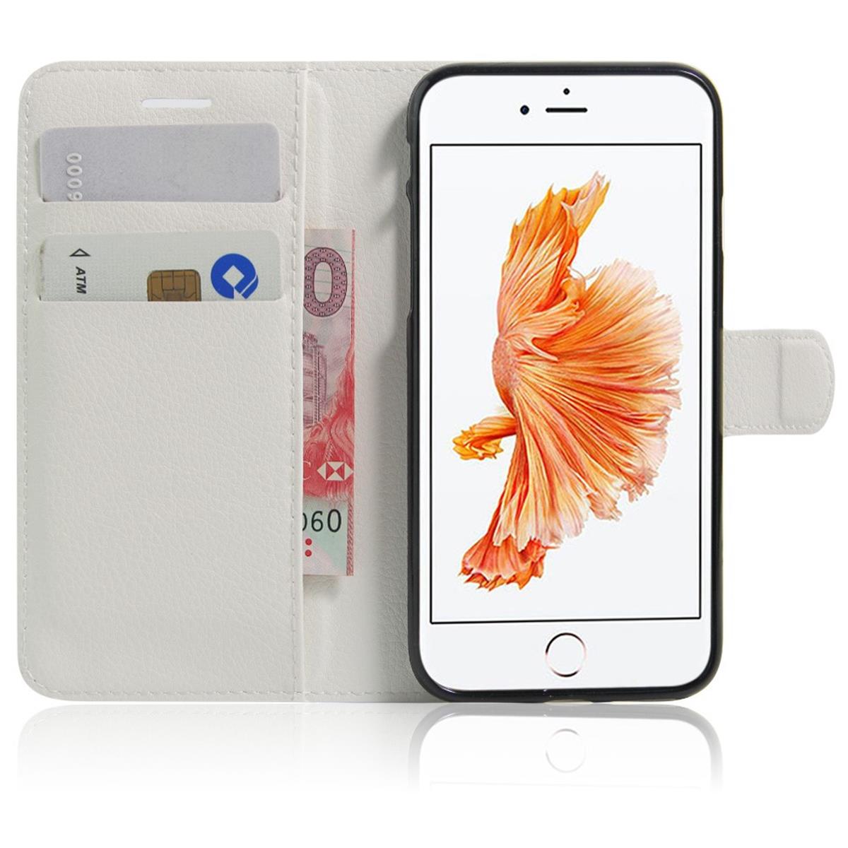 Hülle für Apple iPhone SE 2020/2022 Handyhülle Flip Case Schutzhülle Cover Weiß