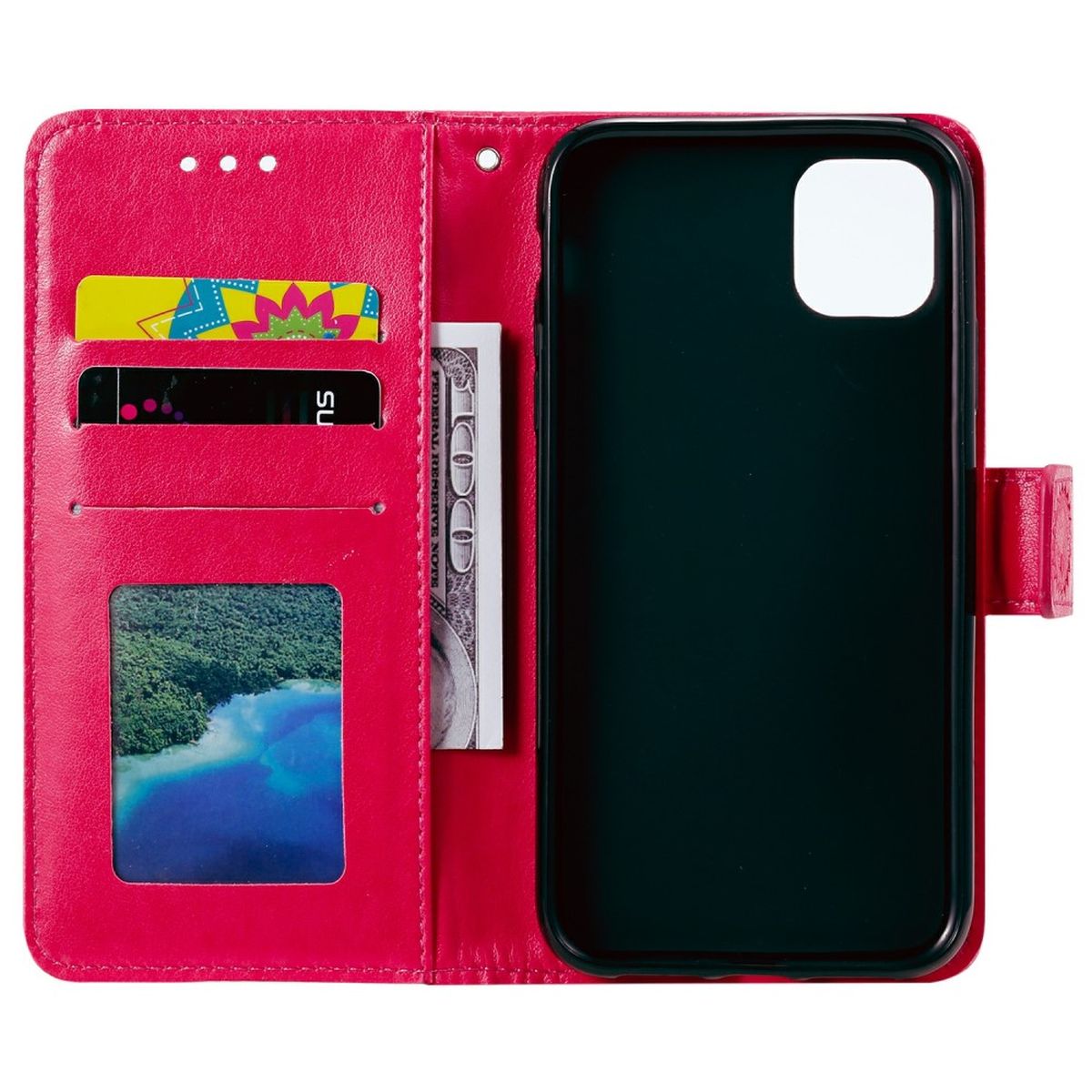 Hülle für Samsung Galaxy A03 Handyhülle Flip Case Cover Schutzhülle Mandala Pink