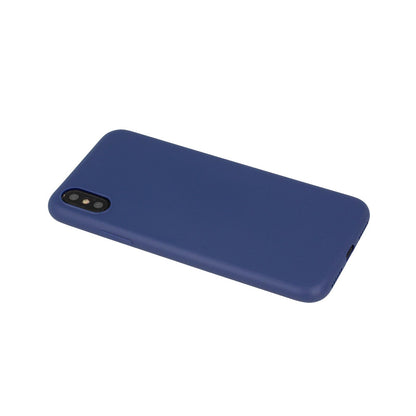 Hülle für Apple iPhone X/Xs Handyhülle Silikon Tasche Case Cover Blau