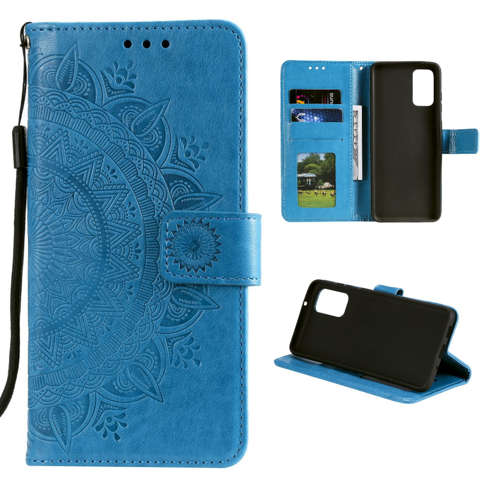 Hülle für Samsung Galaxy A72 Handyhülle Flip Case Cover Schutzhülle Etui Tasche Mandala