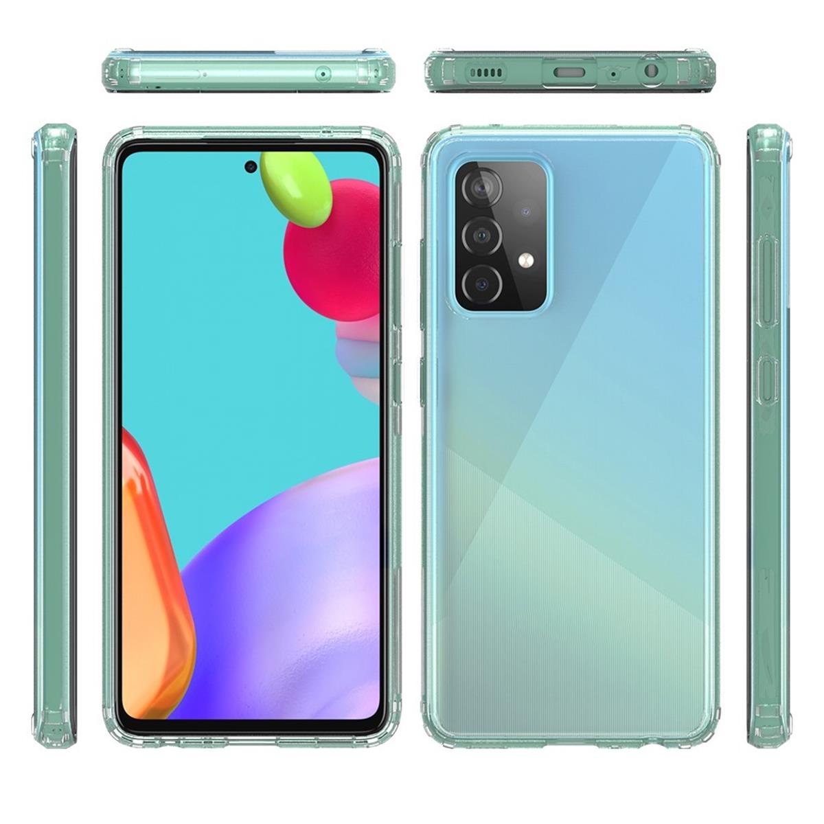 Hülle für Samsung Galaxy A52/A52 5G/A52s 5G Handyhülle Hybrid Case Cover Klar