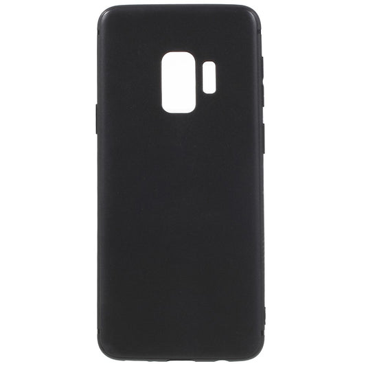 Hülle für Samsung Galaxy S9 Handy Case Silikon Cover Bumper Tasche Matt Schwarz