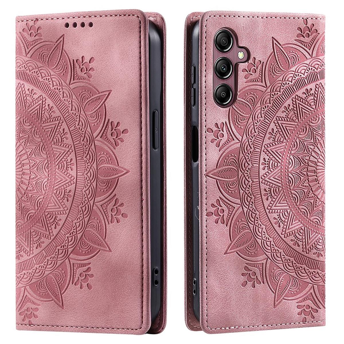 Hülle für Samsung Galaxy A05s 4G Handyhülle Flip Case Cover Tasche Mandala Rose