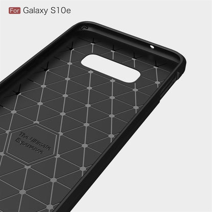 Hülle für Samsung Galaxy S10e Handyhülle Cover Silikon Case Carbon farben
