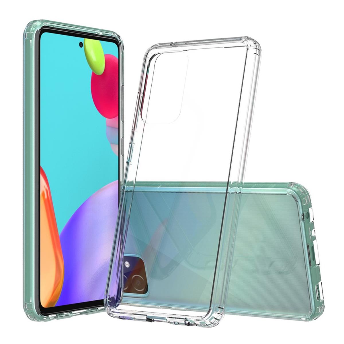 Hülle für Samsung Galaxy A52/A52 5G/A52s 5G Handyhülle Hybrid Case Cover Klar