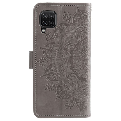 Hülle für Samsung Galaxy M53 5G Handyhülle Flip Case Cover Etui Mandala Grau