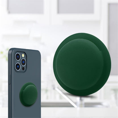 Silikonhülle für Apple AirTags 2021 - Hülle selbstklebend - Cover Dunkelgrün