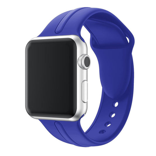 Sportarmband für Apple Watch 41/40/38mm Silikon Band Series 8/7/6/SE/5 Royalblau