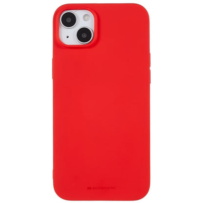 Hülle für Apple iPhone 14 Plus Handyhülle Silikon Case Cover Bumper Matt Rot