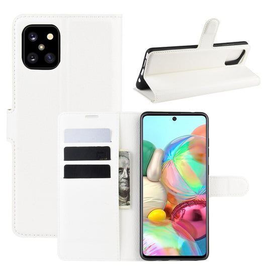 Hülle für Samsung Galaxy Note10 Lite Handyhülle Flip Case Tasche Cover Weiß