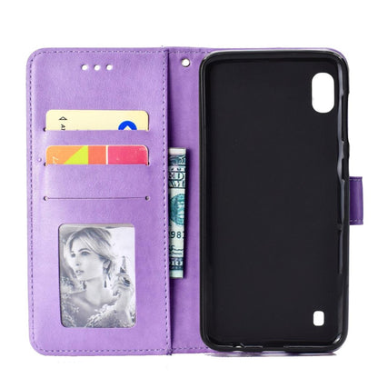 Hülle für Samsung Galaxy A10 Handyhülle Schutz Tasche Flip Case Etui Cover Mandala Lila