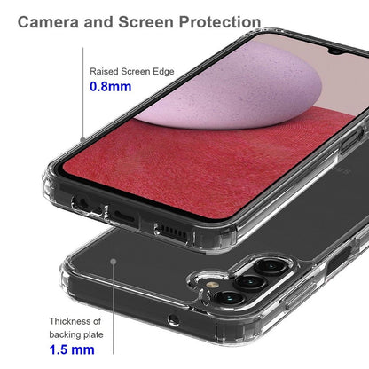 Hülle für Samsung Galaxy A14 4G/5G Handy Case Hybrid Silikon Bumper Cover Klar