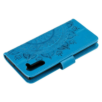 Hülle für Samsung Galaxy Note10 Handyhülle Flip Case Schutzhülle Mandala Blau