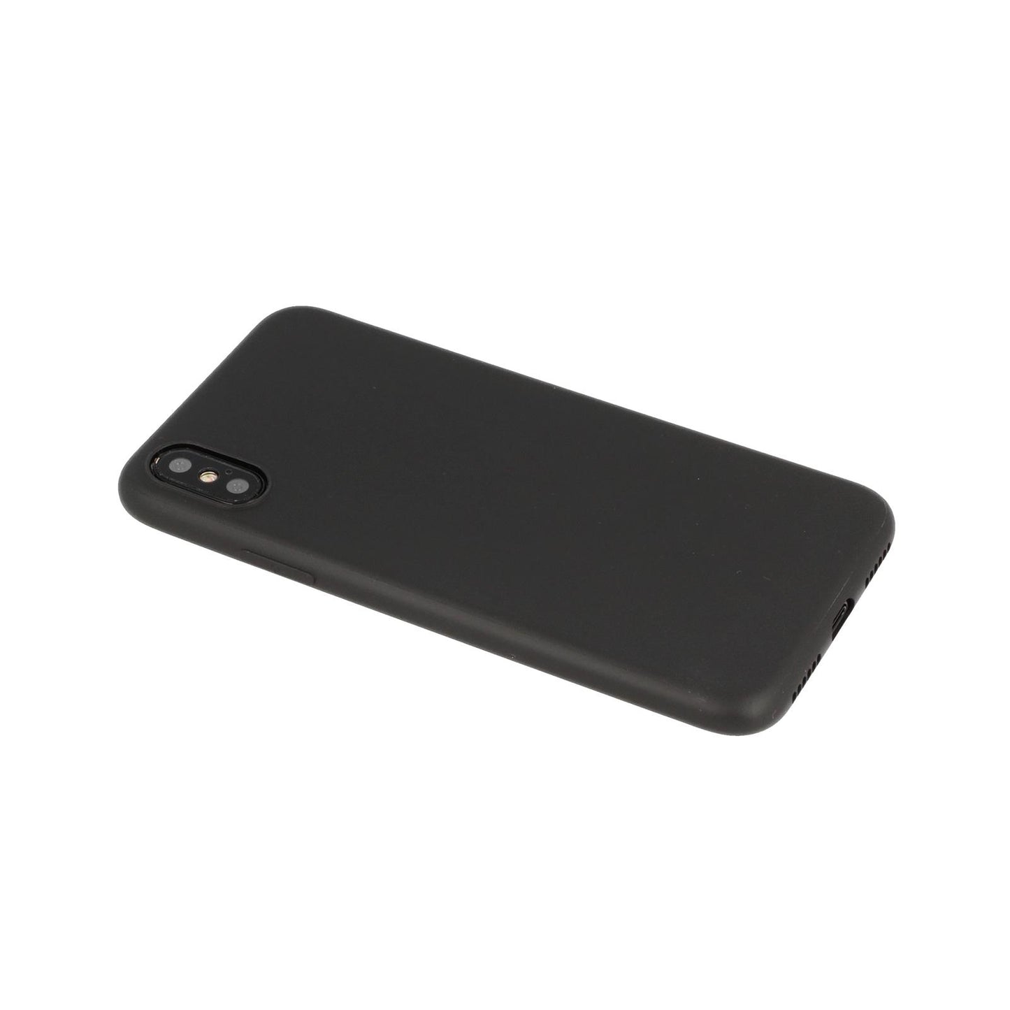 Hülle für Apple iPhone X/Xs Handyhülle Silikon Tasche Case Cover Schwarz