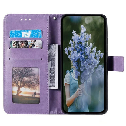 Hülle für Samsung Galaxy S23 Handyhülle Flip Case Cover Schutzhülle Mandala Lila