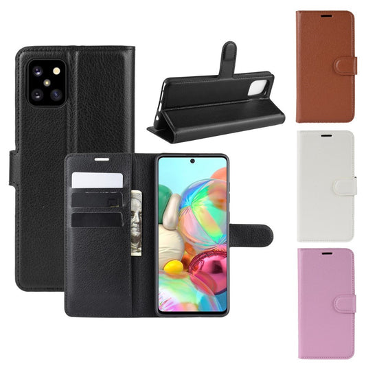 Hülle für Samsung Galaxy Note10 Lite Handyhülle Flip Case Tasche Cover Schwarz