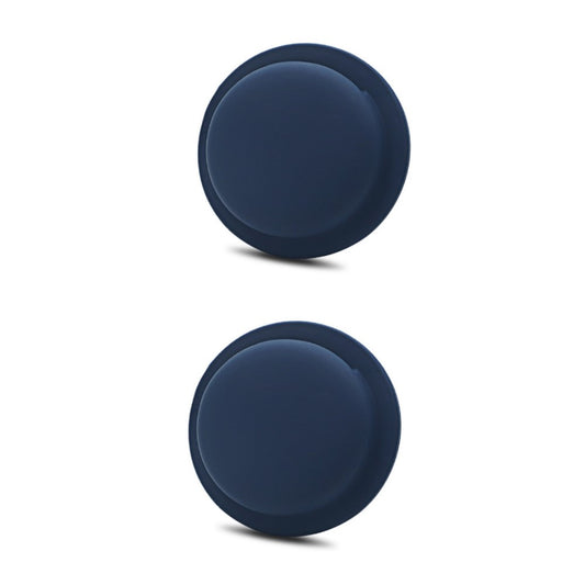 2er Pack - Silikonhülle für Apple AirTags 2021 - Case selbstklebend - Dunkelblau