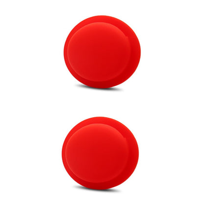 2er Pack - Silikonhülle für Apple AirTags 2021 - Cover selbstklebend - Case Rot