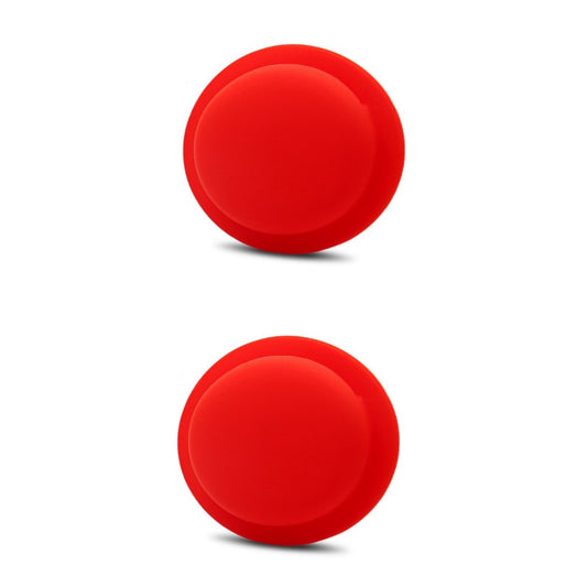 2er Pack - Silikonhülle für Apple AirTags 2021 - Cover selbstklebend - Case Rot