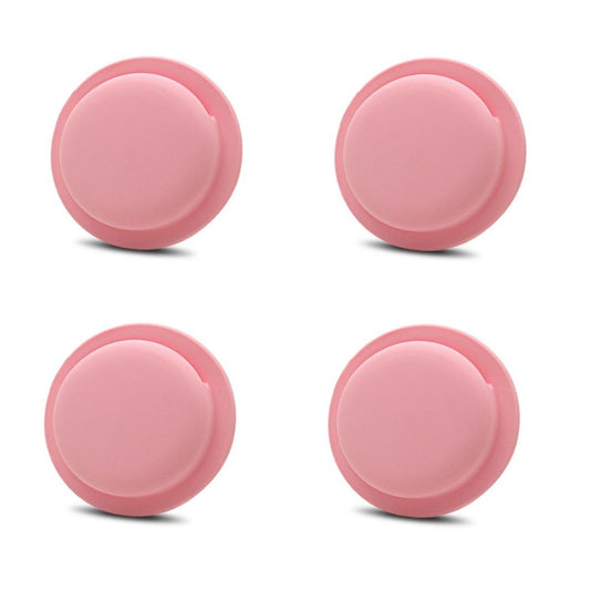 4er Pack - Silikonhülle für Apple AirTags 2021 - Case selbstklebend - Cover Rosa