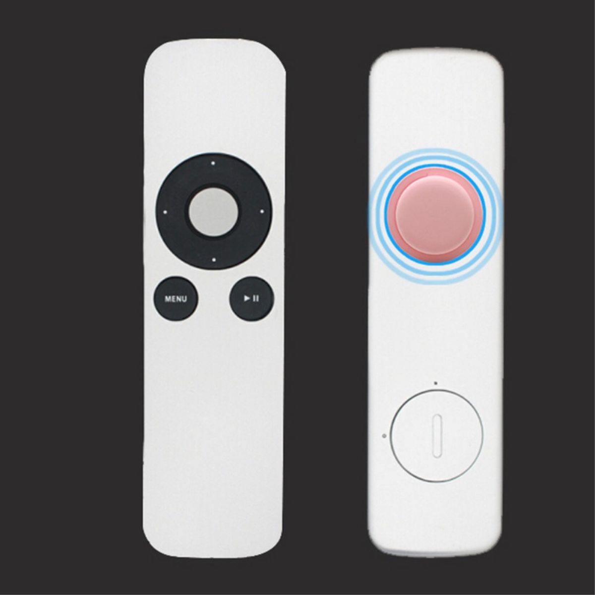 4er Pack - Silikonhülle für Apple AirTags 2021 - Cover selbstklebend - Schwarz