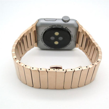Gliederarmband für Apple Watch 41/40/38mm Ersatz Band Series 8/7/6/SE/5/4/3 Rose