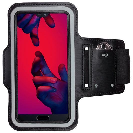 Huawei P20 Pro Handy Sport Armband Hülle Sportarmband Laufhülle Tasche