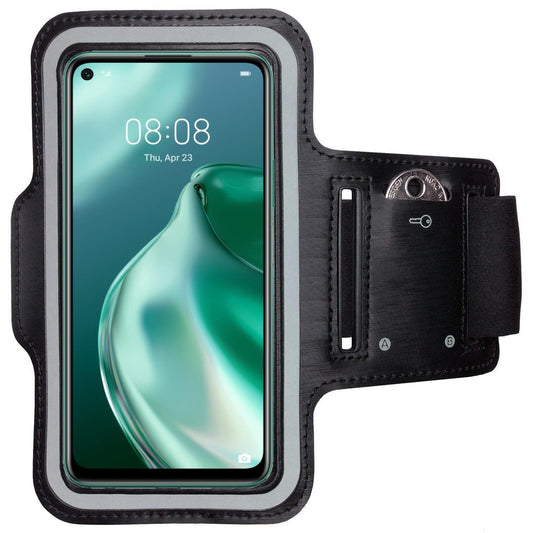 Huawei P40 Lite E Sport Fitness Armband Handytasche Jogging Lauf Hülle