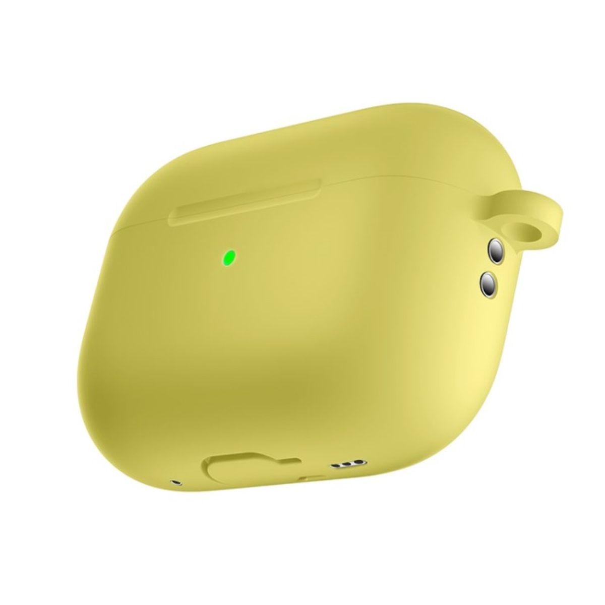 Hülle für Apple AirPods Pro 2 Silikon Case Cover Etui Bumper Schutzhülle Gelb