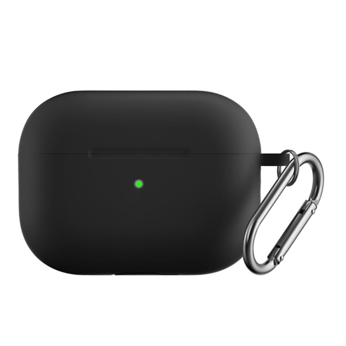 Hülle für Apple AirPods Pro 2 Silikon Case Cover Etui Bumper Schutzhülle Schwarz
