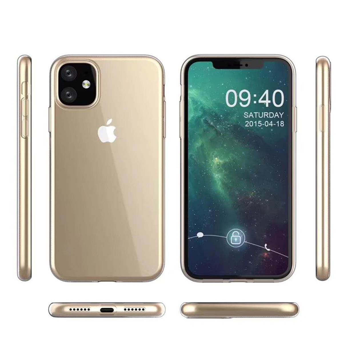 Hülle für Apple iPhone 11 [6,1 Zoll] Handyhülle Silikon Case Schutzhülle transparent