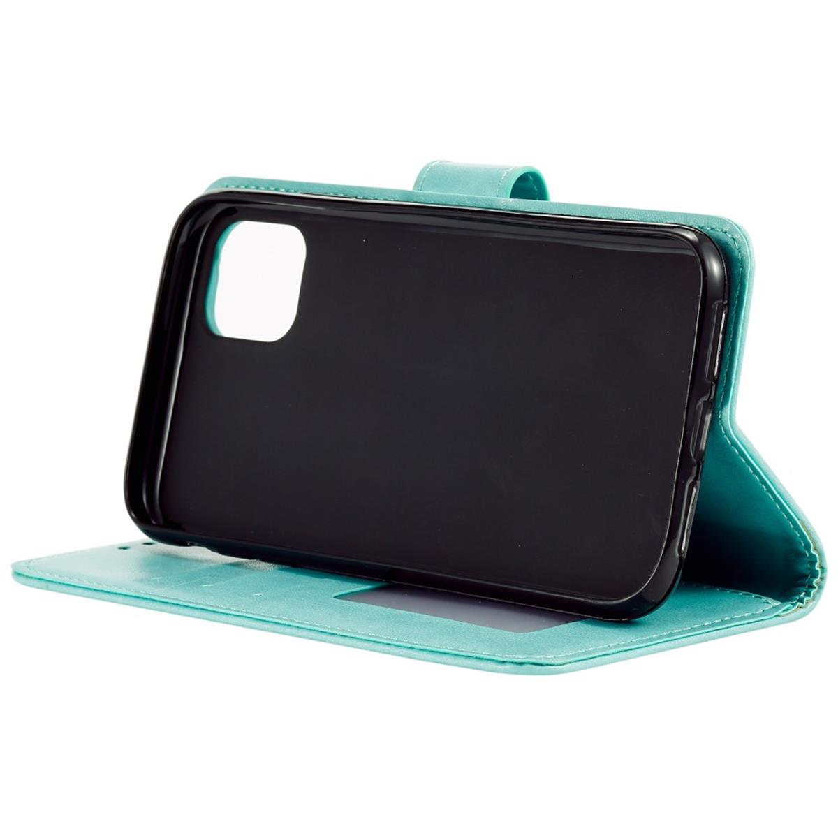 Hülle für Apple iPhone 11 [6,1 Zoll] Handyhülle Wallet Case Etui Flip Cover Mandala Grün