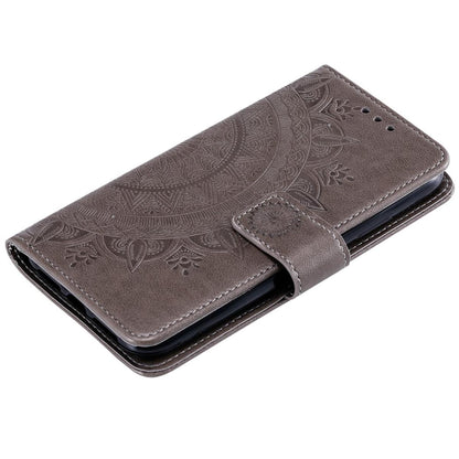 Hülle für Apple iPhone 11 Pro [5,8 Zoll] Handyhülle Schutzhülle Mandala Grau