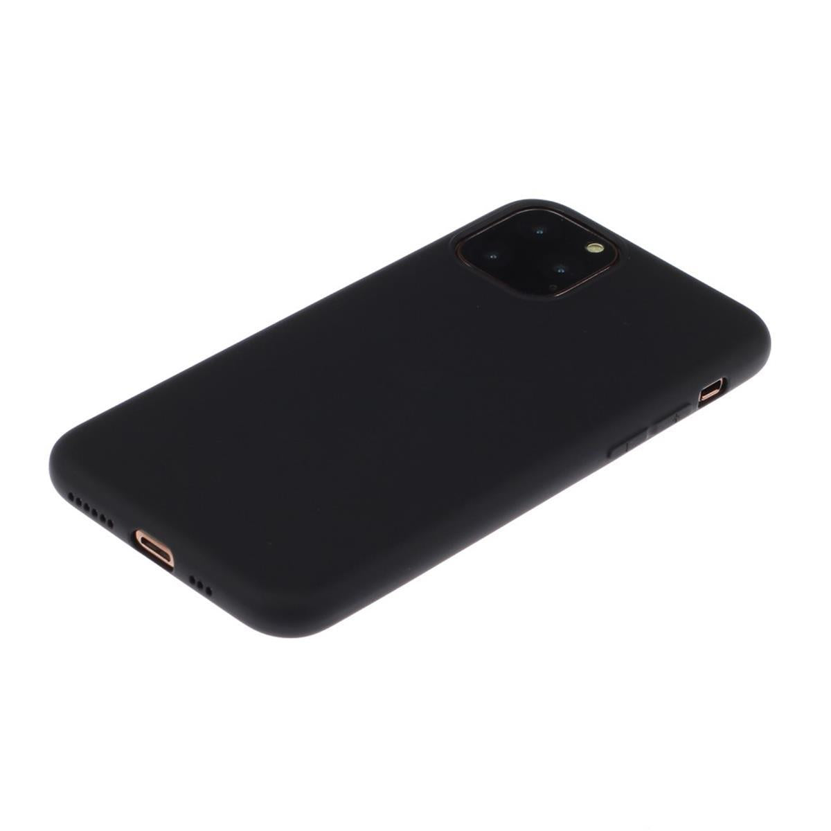 Hülle für Apple iPhone 11 Pro [5,8 Zoll] Handyhülle Silikon Case Cover Schwarz