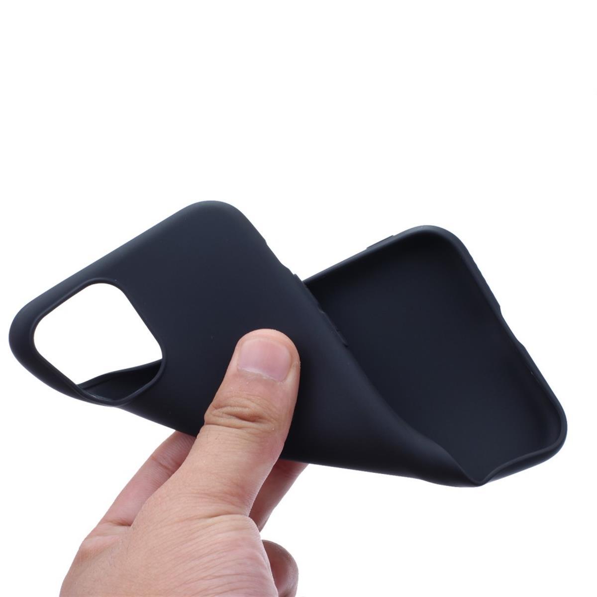 Hülle für Apple iPhone 11 Pro [5,8 Zoll] Handyhülle Silikon Case Cover Schwarz