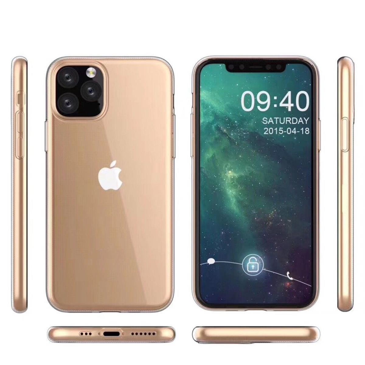 Hülle für Apple iPhone 11 Pro [5,8 Zoll] Handyhülle Soft Case Schutzhülle transparent