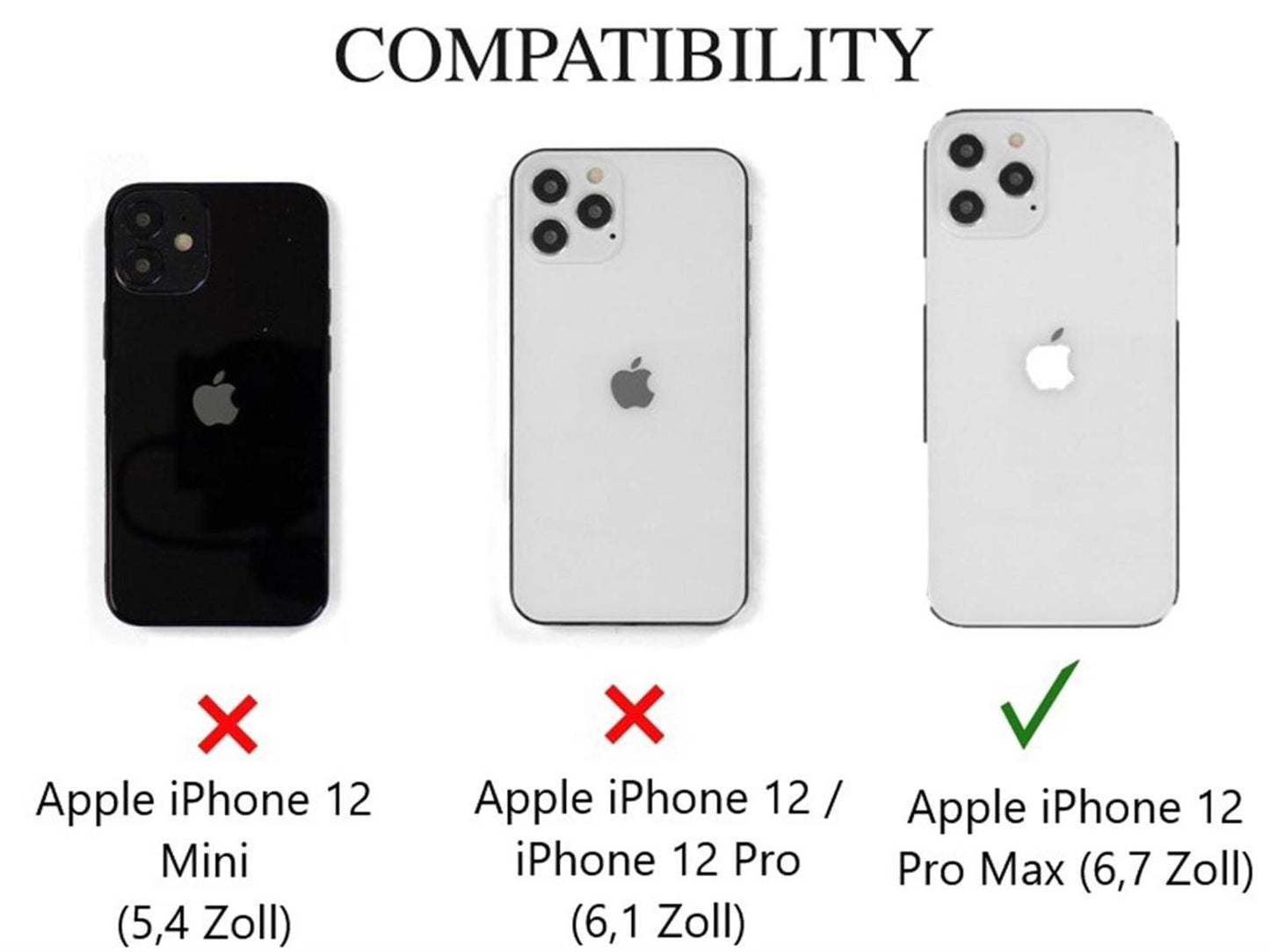 Hülle für Apple iPhone 12 Pro Max Handyhülle Band Handykette Kordel Schnur Grün