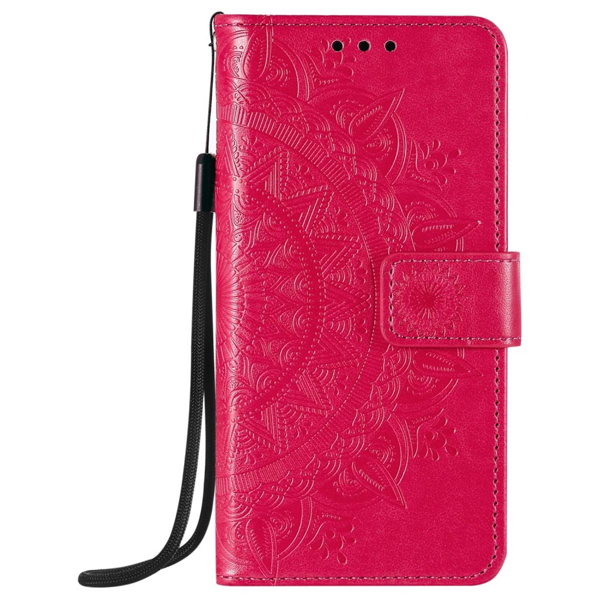Hülle für Apple iPhone 12 Pro Max Handyhülle Flip Case Cover Handy Mandala Pink