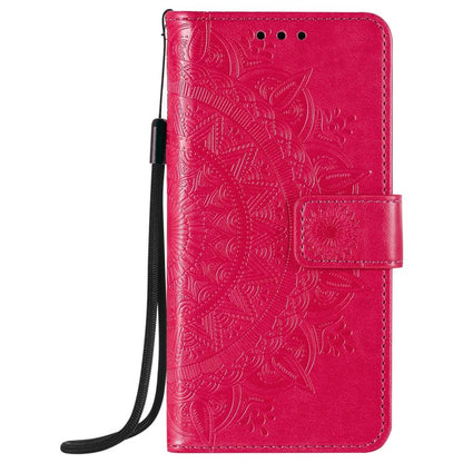 Hülle für Apple iPhone 12 Pro Max Handyhülle Flip Case Cover Handy Mandala Pink