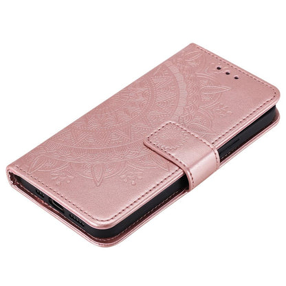 Hülle für Apple iPhone 12 Pro Max Handyhülle Flip Case Cover Mandala Rosegold