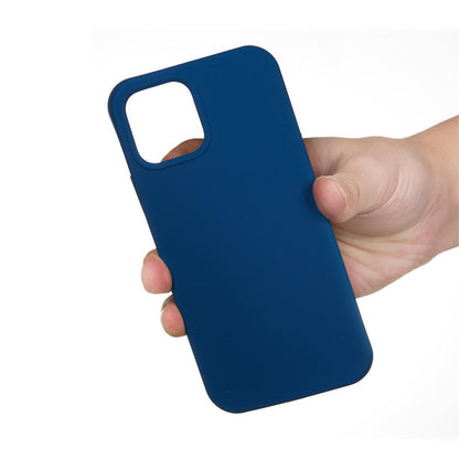 Hülle für Apple iPhone 13 [6,1 Zoll] Handy Silikon Case Cover Bumper Matt Blau