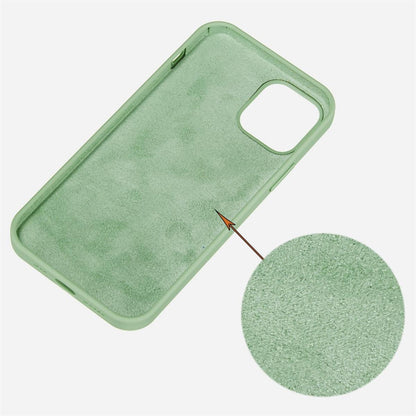 Hülle für Apple iPhone 13 [6,1 Zoll] Handy Silikon Case Cover Bumper Matt Grün