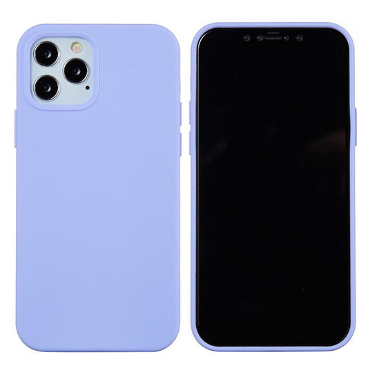 Hülle für Apple iPhone 13 Pro [6,1 Zoll] Handy Silikon Case Cover Matt Flieder