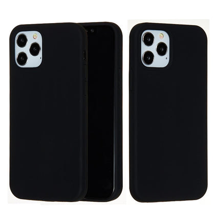 Hülle für Apple iPhone 13 Pro [6,1 Zoll] Handy Silikon Case Cover Matt Schwarz