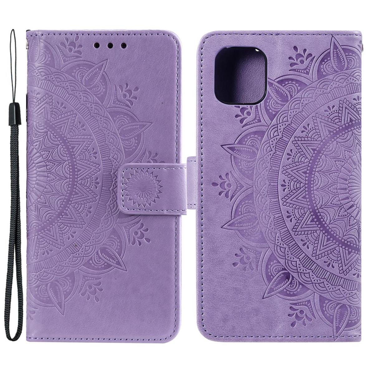 Hülle für Apple iPhone 13 Pro Handyhülle Flip Case Cover Tasche Mandala Lila