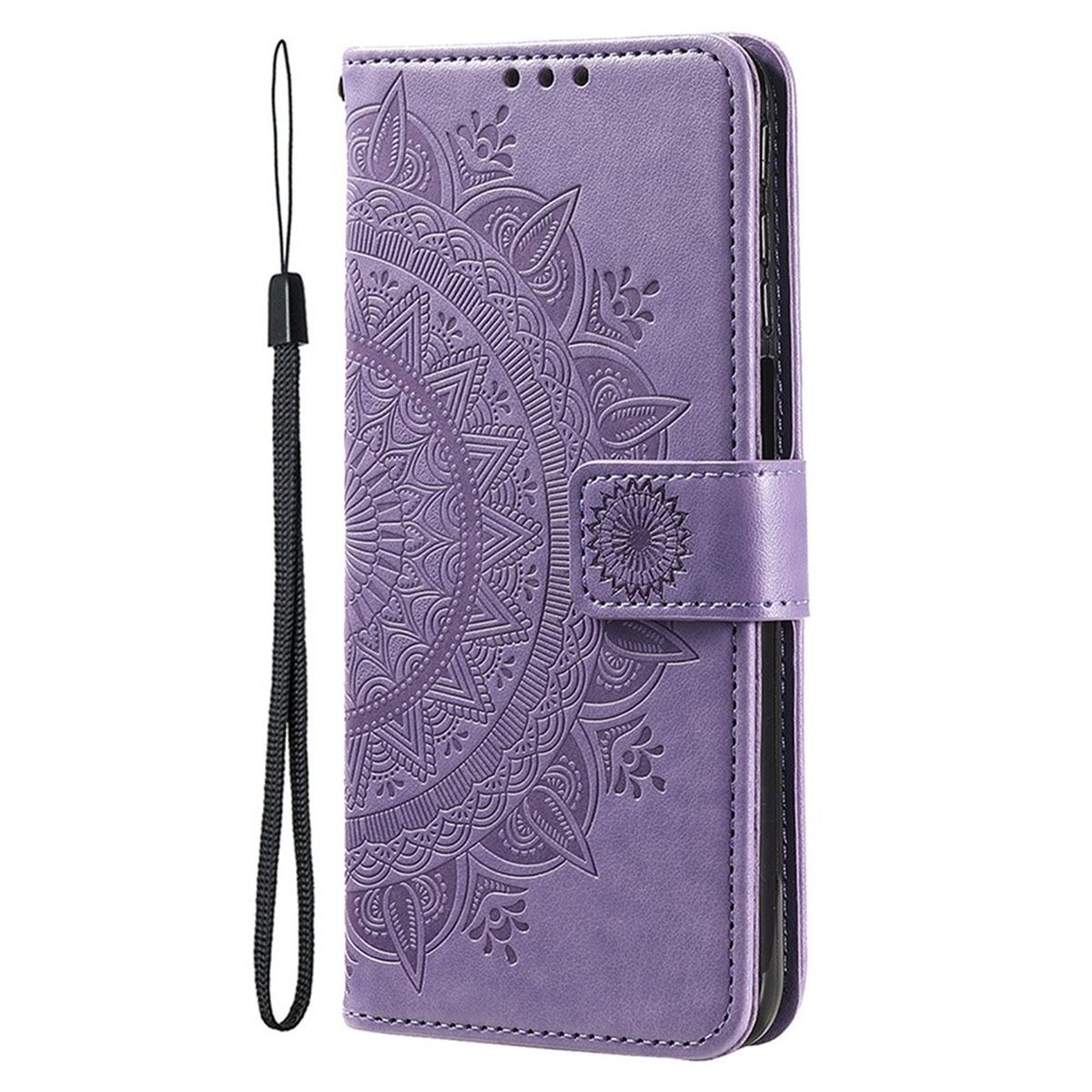 Hülle für Apple iPhone 14 Handyhülle Flip Cover Handy Tasche Case Mandala Lila